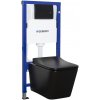 Kerra Geberit Duofix Basic Tinos Black/Delta závesná WC súprava, GBTCH3 Kerra Geberit Duofix Basic Tinos Black/Delta závesná WC súprava, GBTCH3