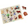 2Kids Toys Drevené puzzle Farma 14 dielikov - 2Kids Toys Drevené puzzle Farma 14 dielikov -