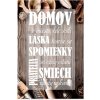 INSPIO Obraz s rámom do kuchyne - domov 40x30 texty biela, hnedá, plnofarebný motív INSPIO Obraz s rámom do kuchyne - domov 40x30 texty biela, hnedá, plnofarebný motív