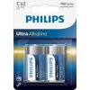 Batéria Philips LR14E2B/10 Ultra Alkalická C 2ks Batéria Philips LR14E2B/10 Ultra Alkalická C 2ks