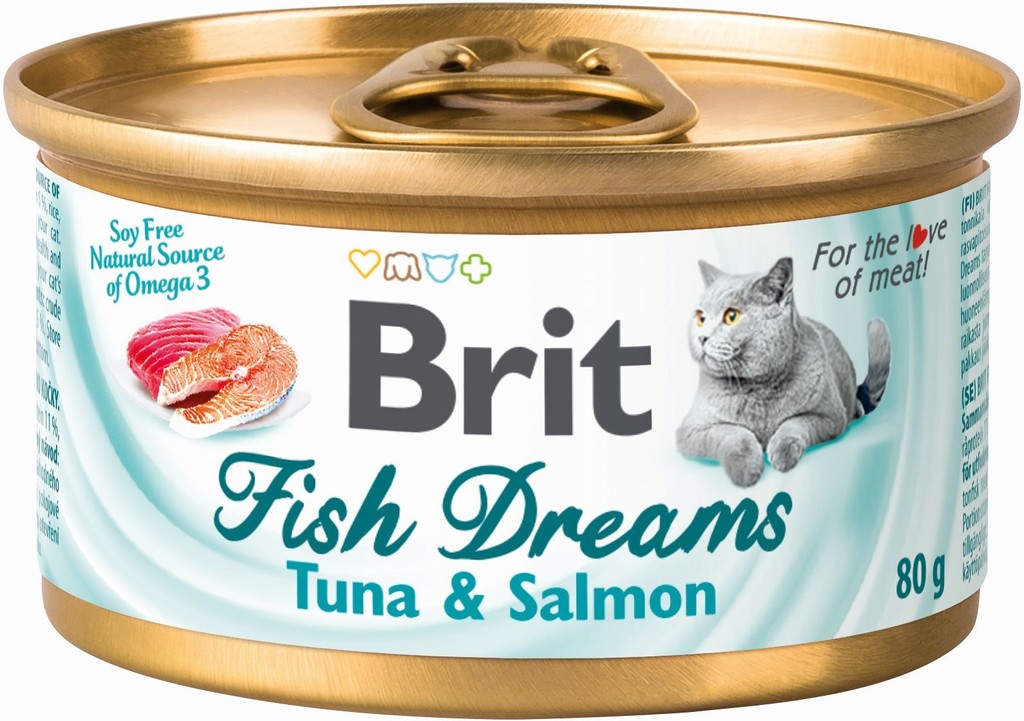 Brit Cat Fish Dreams Tuna & Salmon 80 g