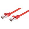 C-TECH CB-PP6F-05R patch, Cat6, FTP, 0,5m, červený C-TECH CB-PP6F-05R patch, Cat6, FTP, 0,5m, červený