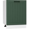 Bývaj s nami SK, BERTA drezová kuchynská skrinka D60 ZL S/1, zelená MDF Bývaj s nami SK, BERTA drezová kuchynská skrinka D60 ZL S/1, zelená MDF