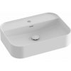 Ravak Ceramic umývadlo 55x40 cm obdĺžnik pultové umývadlo biela XJX0E155005 Ravak Ceramic umývadlo 55x40 cm obdĺžnik pultové umývadlo biela XJX0E155005