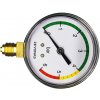 Nerezový glycerinový manometer - radiálne pripojenie Nerezový glycerinový manometer - radiálne pripojenie