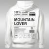 Mountain Lover Label dámska mikina s kapucňou Mountain Lover Label dámska mikina s kapucňou