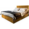 Manželská boxspring posteľ s úložným priestorom Murlo 180x200 - horčicová Manželská boxspring posteľ s úložným priestorom Murlo 180x200 - horčicová