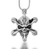 Prívesok z chirurgickej ocele s Lebkou Skull Division - včetně řetízku 3mm/ 60 cm Prívesok z chirurgickej ocele s Lebkou Skull Division - včetně řetízku 3mm/ 60 cm