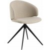 Béžové čalúnené jedálenské kreslo s podrúčkami Ella – Actona Béžové čalúnené jedálenské kreslo s podrúčkami Ella – Actona