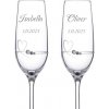 Dekorant Svadobné poháre na šampanské so Swarovski kryštálmi Petit Heart 150 ml 2KS Dekorant Svadobné poháre na šampanské so Swarovski kryštálmi Petit Heart 150 ml 2KS