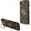 Guess PU 4G Metal Logo Stand Camera Frame kryt pre iPhone 14, hnedý 57983125144 Guess PU 4G Metal Logo Stand Camera Frame kryt pre iPhone 14, hnedý 57983125144