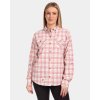 Dámska športová flanelová košeľa Kilpi FLANNY-W ružová 42
