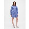 GAP popelínové mini šaty modrá