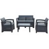 Garden Line ZÁHRADNÝ NÁBYTOK - ANTRACIT (2 KRESLÁ, STÔL, SOFA) Garden Line ZÁHRADNÝ NÁBYTOK - ANTRACIT (2 KRESLÁ, STÔL, SOFA)