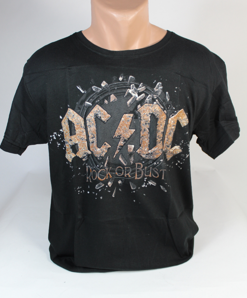 Tričko AC/DC Rock Or Bust Album čierne
