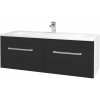 Dreja Umývadlová skrinka ASTON SZZ2 120 - N01 Biela lesk / Úchytka T03 / N03 Graphite Dreja Umývadlová skrinka ASTON SZZ2 120 - N01 Biela lesk / Úchytka T03 / N03 Graphite