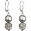 Náušnice se Swarovski Elements 31155.3 grey Náušnice se Swarovski Elements 31155.3 grey