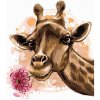 ZUTY Maľovanie podľa čísel ŽIRAFA S GERBEROU Rámovanie bez rámu a bez vypnutia plátna Rozmer 80x100 cm ZUTY Maľovanie podľa čísel ŽIRAFA S GERBEROU Rámovanie bez rámu a bez vypnutia plátna Rozmer 80x100 cm