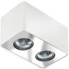 Moderné svietidlo AZZARDO NINO 2 white/chrome AZ0737 Moderné svietidlo AZZARDO NINO 2 white/chrome AZ0737