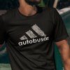 Tričko s potlačou AUTOBUSÁR Dámsky Čierna S Tričko s potlačou AUTOBUSÁR Dámsky Čierna S