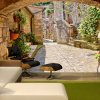 Artgeist Fototapeta Provincial alley in Tuscany rozmery 200x140 cm Standard