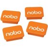 Magnety Nobo 30 mm, oranžové (4) 1905327 Magnety Nobo 30 mm, oranžové (4) 1905327