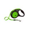 Vodítko Flexi Neon S opasok 5m/15kg čierna/zelená Vodítko Flexi Neon S opasok 5m/15kg čierna/zelená