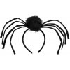 Party Čelenka na Halloween s čiernym pavúkom, 19x32 cm, chlpatá Party Čelenka na Halloween s čiernym pavúkom, 19x32 cm, chlpatá
