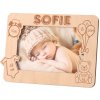 ČistéDrevo Drevený fotorámik s menom k narodeniu dieťaťa 15 x 10 cm ČistéDrevo Drevený fotorámik s menom k narodeniu dieťaťa 15 x 10 cm