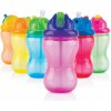 NUBY Hrnček netečúci s mäkkou sklápacou slamkou a regulovateľným prietokom 360ml, 12m+ NUBY Hrnček netečúci s mäkkou sklápacou slamkou a regulovateľným prietokom 360ml, 12m+