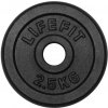Lifefit Kotúč 2.5kg, kovový, pre 30mm tyč Lifefit Kotúč 2.5kg, kovový, pre 30mm tyč