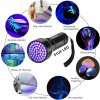 Baterka s uv svetlom - UV detekčná baterka svetlo 395nm ultrafialová s 51x LED výkonom Baterka s uv svetlom - UV detekčná baterka svetlo 395nm ultrafialová s 51x LED výkonom