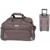 Cestovná taška na kolieskach MRZM tmavo hnedá stredná Cestovná taška na kolieskach MRZM tmavo hnedá stredná