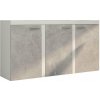 FALCO Komoda Rizo 3D bílá/beton FALCO Komoda Rizo 3D bílá/beton