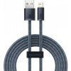 Baseus opletený rýchlonabíjací a dátový kábel 2,4 A USB-A / Lightning pre iPhone / iPad / iPod / AirPods - 2 m - tmavosivý - možnosť vrátiť tovar ZADARMO do 30tich dní Baseus opletený rýchlonabíjací a dátový kábel 2,4 A USB-A / Lightning pre iPhone / iPad / iPod / AirPods - 2 m - tmavosivý - možnosť vrátiť tovar ZADARMO do 30tich dní