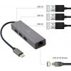 Gembird adaptér USB-C (M) na Gigabit LAN (F) + 3x USB 3.1 hub A-CMU3-LAN-01 Gembird adaptér USB-C (M) na Gigabit LAN (F) + 3x USB 3.1 hub A-CMU3-LAN-01