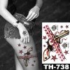 REBELULU Vodeodolné dočasné tetovačky pre ženy Fejkové tetovanie Dočasné tetovanie Revolver Star Ribbon Crown Body Art Arm Fake Tattoo Men Women REBELULU Vodeodolné dočasné tetovačky pre ženy Fejkové tetovanie Dočasné tetovanie Revolver Star Ribbon Crown Body Art Arm Fake Tattoo Men Women