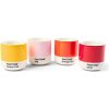 Sada PANTONE Macchiato hrnek set 4 ks - Yellow, Red, Orange, Light Pink Sada PANTONE Macchiato hrnek set 4 ks - Yellow, Red, Orange, Light Pink