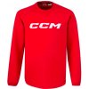CCM mikina CCM Locker Room Fleece Crew SR Senior tmavo modrá CCM mikina CCM Locker Room Fleece Crew SR Senior tmavo modrá