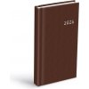 Diář 2026 D802 PVC dark brown 90x170mm Diář 2026 D802 PVC dark brown 90x170mm