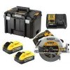 DeWALT 18V XR 190mm kotúčová píla 2x 5,0Ah batéria PowerStack DCS573H2T DeWALT 18V XR 190mm kotúčová píla 2x 5,0Ah batéria PowerStack DCS573H2T