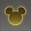 Mickey Mouse Neonové zrcadlo Yellowpop Disney zlaté Mickey Mouse Neonové zrcadlo Yellowpop Disney zlaté