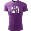 Nápis Krav Maga - Pánske tričko Fantasy športové - S ( Fialová ) Nápis Krav Maga - Pánske tričko Fantasy športové - S ( Fialová )