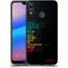 Picasee silikónový čierny obal pre Huawei P20 Lite - Motto života Picasee silikónový čierny obal pre Huawei P20 Lite - Motto života