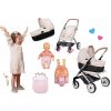 Set kočík trojkombinácia a klokanka s bábikou Puschair Sandy Maxi Cosi&Quinny Smoby a nočným úborom Set kočík trojkombinácia a klokanka s bábikou Puschair Sandy Maxi Cosi&Quinny Smoby a nočným úborom