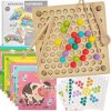 DREVENÁ MOZAIKA PUZZLE HRAČKA NA TRIEDENIE MONTESSORI PRE DETI S GULIČKAMI GULIČKY ZI-07 DREVENÁ MOZAIKA PUZZLE HRAČKA NA TRIEDENIE MONTESSORI PRE DETI S GULIČKAMI GULIČKY ZI-07