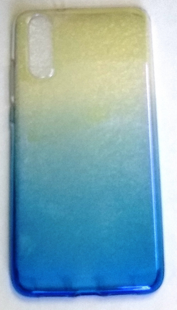 Púzdro TPU Ombre Huawei P20 modré .