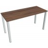 Hobis Pracovný stôl Uni, 140x75,5x60 cm, orech/sivá Hobis Pracovný stôl Uni, 140x75,5x60 cm, orech/sivá