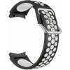 ESES 1530002340 - Silikonový dírkovaný řemínek černobílý pro Samsung Galaxy Watch 4/Watch 4 Classic 20mm ESES 1530002340 - Silikonový dírkovaný řemínek černobílý pro Samsung Galaxy Watch 4/Watch 4 Classic 20mm