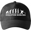 Bowling evolúcia - Šiltovka so zahnutým šiltom a mosaznou sponou - Univerzálna veľkosť ( Čierna ) Bowling evolúcia - Šiltovka so zahnutým šiltom a mosaznou sponou - Univerzálna veľkosť ( Čierna )